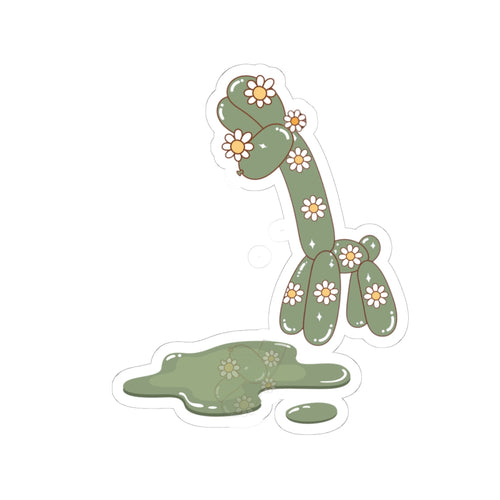 reflection balloon giraffe sticker